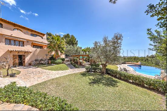 Mediterranean villa in Costa den Blanes with Partial Sea Views and Holiday Rental License