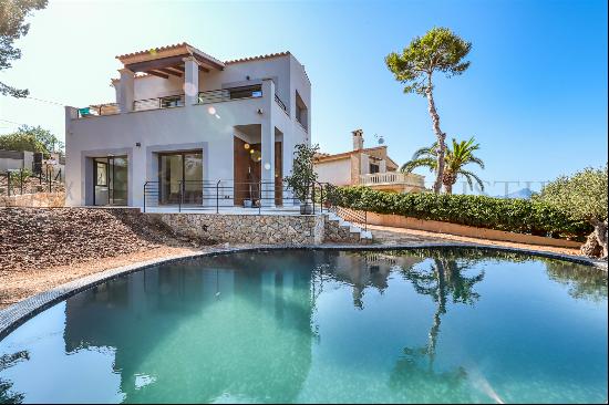 Modern mediterranean villa in El Toro at Port Adriano