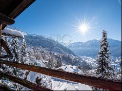 Typical chalet with breathtaking views