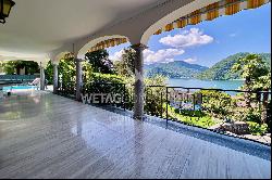 Prestigious villa for sale in Carabietta with pool & Lake Lugano view