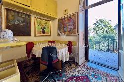 Elegant period villa for sale in Lugano with partial view of Lake Lugano