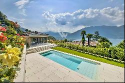 Brione sopra Minusio: beautiful luxury villa with panoramic view ideal also as secondary 