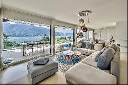 Minusio: elegant design and luxury duplex penthouse for sale on Lake Maggiore with fantas