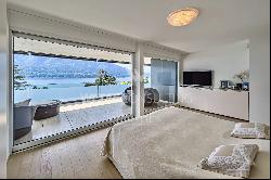 Minusio: elegant design and luxury duplex penthouse for sale on Lake Maggiore with fantas