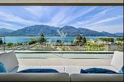 Minusio: elegant design and luxury duplex penthouse for sale on Lake Maggiore with fantas