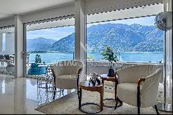 Minusio: elegant design and luxury duplex penthouse for sale on Lake Maggiore with fantas