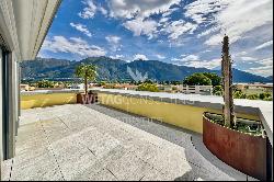 Ascona: luxury triplex penthouse with spacious terraces & private outdoor pool for sale