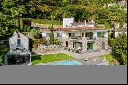 Brissago: luxury villa with breathtaking lake view in an exclusive location for sale