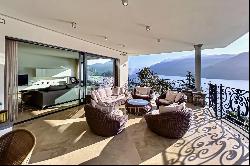 Brissago: luxury villa with breathtaking lake view in an exclusive location for sale