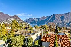 Lugano-Sorengo: modern villa with breathtaking views of Lake Lugano & outdoor swimming po