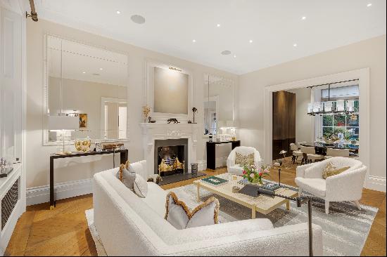 Luxury duplex apartment on Eaton Place with a swimming pool and Mews house