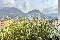 Luxury penthouse apartment a few steps from the centre of Lugano for sale