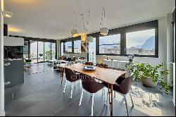 Luxury penthouse apartment a few steps from the centre of Lugano for sale