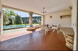 Lugano-Breganzona: prestigious Mediterranean-style villa with pool & view of Lake Lugano 