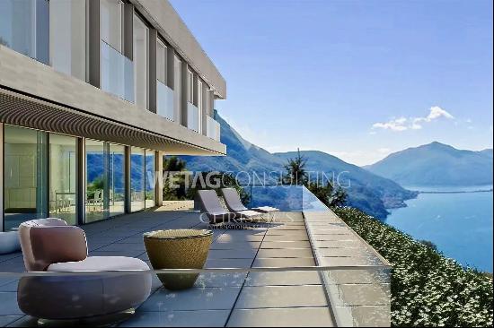 6.5-room apartment for sale with great Lake Lugano view