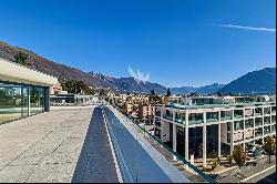 Luxury 5,5 room duplex-penthouse apartment with view on Lake Maggiore in Ascona for sale