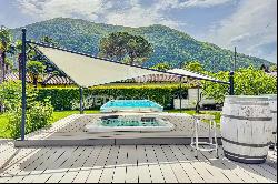 Lugano-Maroggia: Mediterranean-style villa with annexe, swimming pool & Jacuzzi for sale