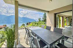 Residence Cedrus: modern apartment with garden & wonderful lake view for sale in Minusio