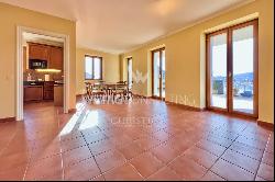 Ruvigliana: for sale apartment with wonderful lake view & swimming pool