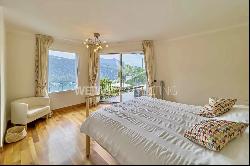 Lugano-Vico Morcote: prestigious villa with breathtaking views of Lake Lugano, heated swi