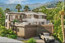 Montagnola: elegant villa for sale, currently undergoing complete renovation, featuring s