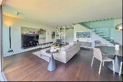 Lugano-Figino: sunny duplex apartment with enchanting view of Lake Lugano & private garde