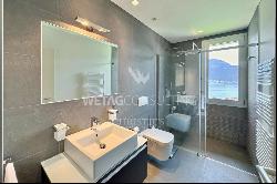 Lugano-Figino: sunny duplex apartment with enchanting view of Lake Lugano & private garde