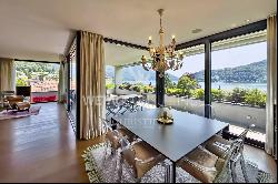 Lugano-Morcote: modern villa with swimming pool, lake view & SPA area for sale