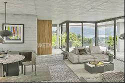 For sale in Lugano-Viganello: an elegant apartment with a private garden & stunning lake 