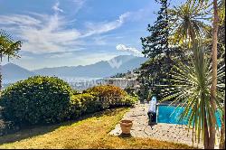 Beautiful Mediterranean villa with panoramic lake view & outdoor pool for sale in Brione 