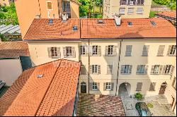 Elegant duplex penthouse apartment for sale in the historic center of Lugano