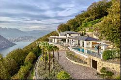 Villa "La Rotonda" for sale in Arogno, high above Lake Lugano