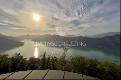 Villa "La Rotonda" for sale in Arogno, high above Lake Lugano