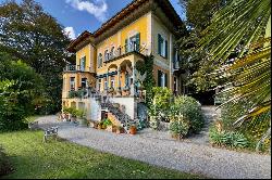 Stunning historic villa surrounded by greenery for sale in the beautiful Blenio Valley