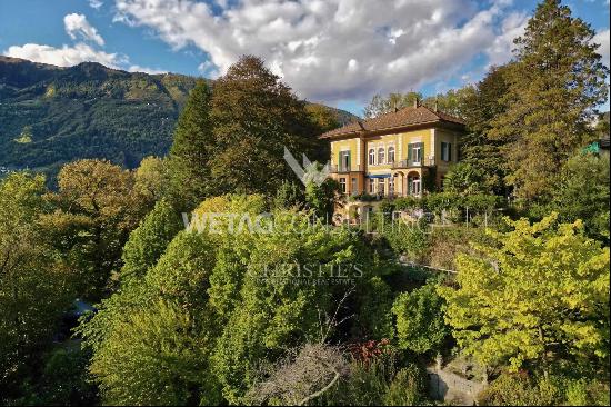 Stunning historic villa surrounded by greenery for sale in the beautiful Blenio Valley