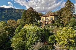 Stunning historic villa surrounded by greenery for sale in the beautiful Blenio Valley