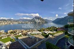 Modern, newly built apartment with terrace & breathtaking lake views in Lugano-Paradiso f