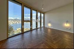 Modern, newly built apartment with terrace & breathtaking lake views in Lugano-Paradiso f