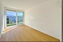 Lugano-Agra: new apartment for sale with private garden, shared swimming pool & available