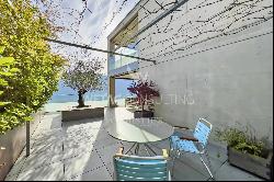 Tenero-Contra: Modern apartment with covered terrace & view of Lake Maggiore for sale