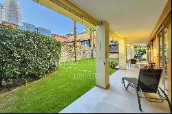 In the heart of Ascona, a modern apartment with a private garden & separate atelier for s