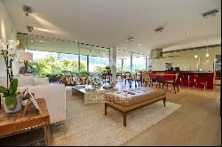 Duplex-apartment in Montagnola with garden & Lake Lugano view for sale