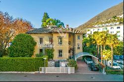 “La Silene” charming villa with a large private garden for sale in Locarno in a strategic