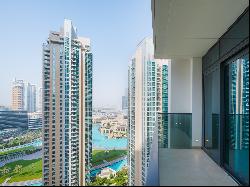 Rare Downtown Apartment with Burj Khalifa Views