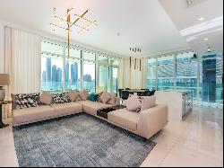 Exclusive 3-Bedroom Apartment with Marina Views