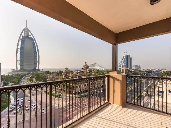 Refined Apartment Living with Burj Al Arab Views