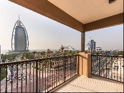 Refined Apartment Living with Burj Al Arab Views