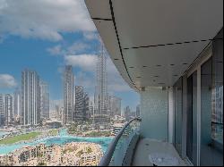 Luxury Downtown Apartment with Burj Khalifa and Fountain Views