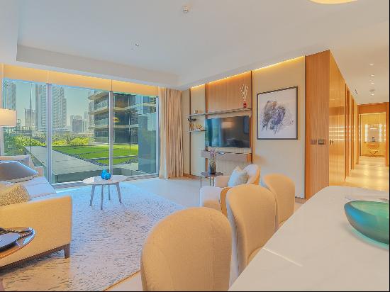 Opera District Apartment with Burj Khalifa Views