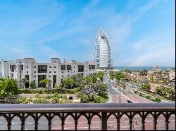 Luxurious Apartment with Iconic Burj Al Arab View